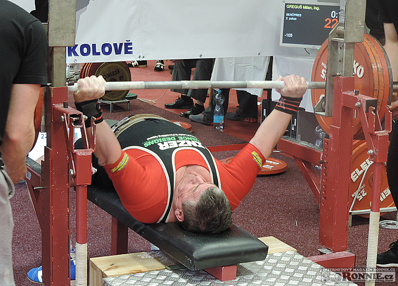 Mistrovstv� �R v bench-pressu mu�� a �en 2016