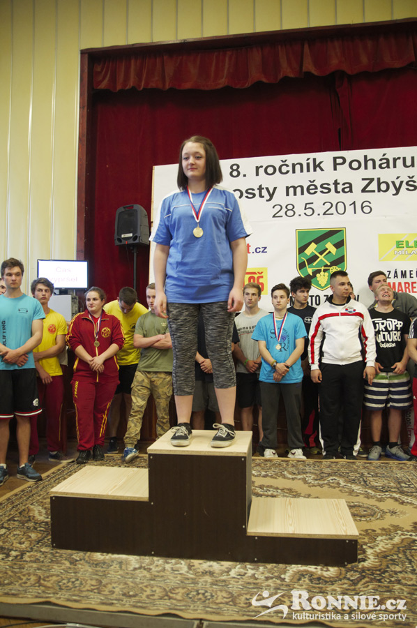 Poh�r starosty m�sta Zb��ova v silov�m trojboji dorostenc� a junior� 2016