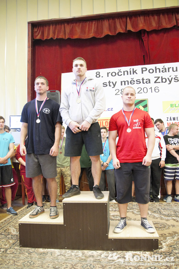 Poh�r starosty m�sta Zb��ova v silov�m trojboji dorostenc� a junior� 2016