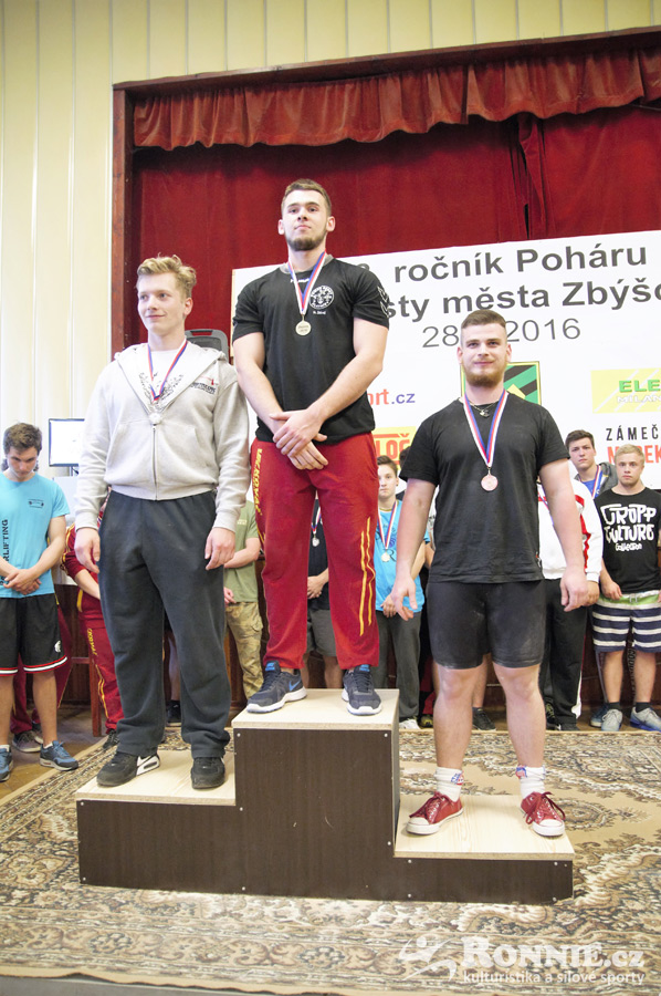 Poh�r starosty m�sta Zb��ova v silov�m trojboji dorostenc� a junior� 2016