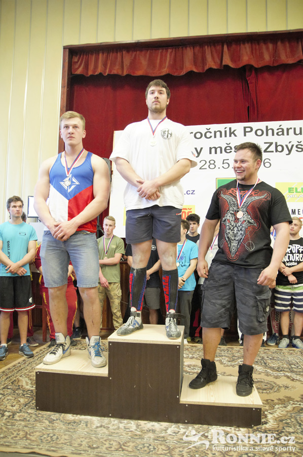 Poh�r starosty m�sta Zb��ova v silov�m trojboji dorostenc� a junior� 2016