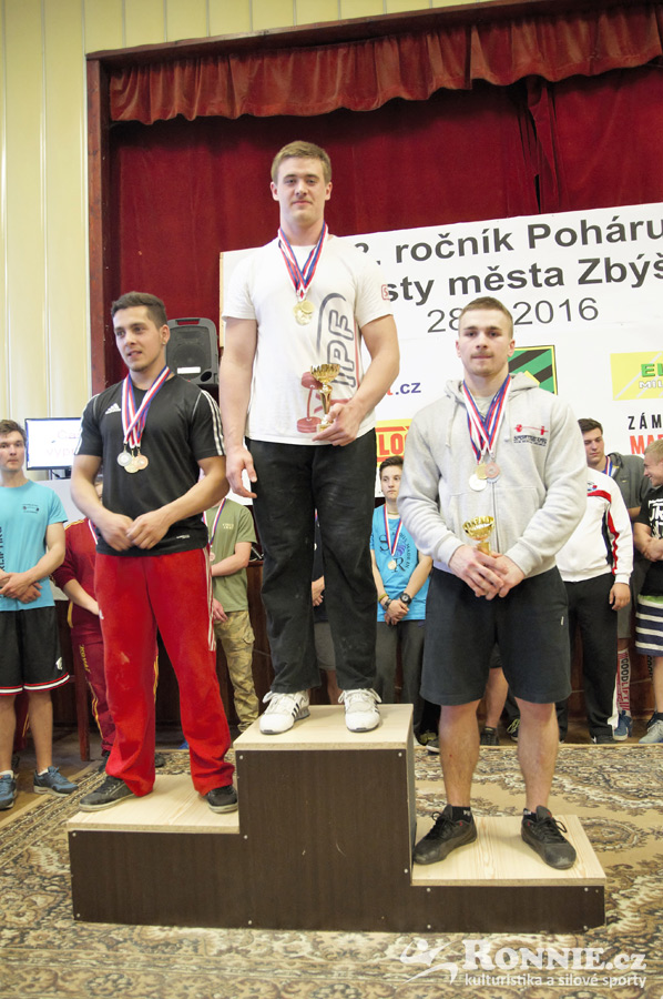 Poh�r starosty m�sta Zb��ova v silov�m trojboji dorostenc� a junior� 2016