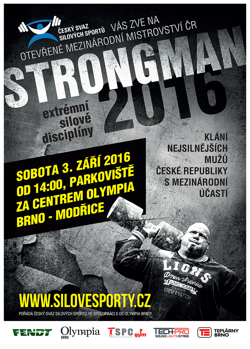 Otev�en� mezin�rodn� mistrovstv� �R strongman 2016