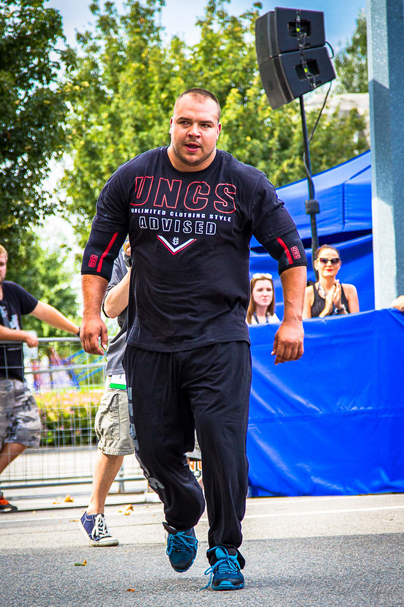 Otev�en� mezin�rodn� mistrovstv� �R strongman 2016 - Michal Tich�