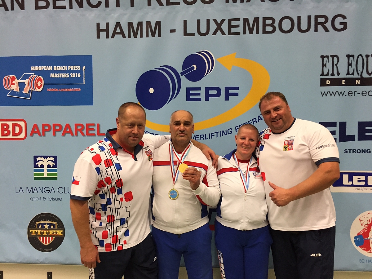 �esk� v�prava na ME masters v bench-pressu 2016