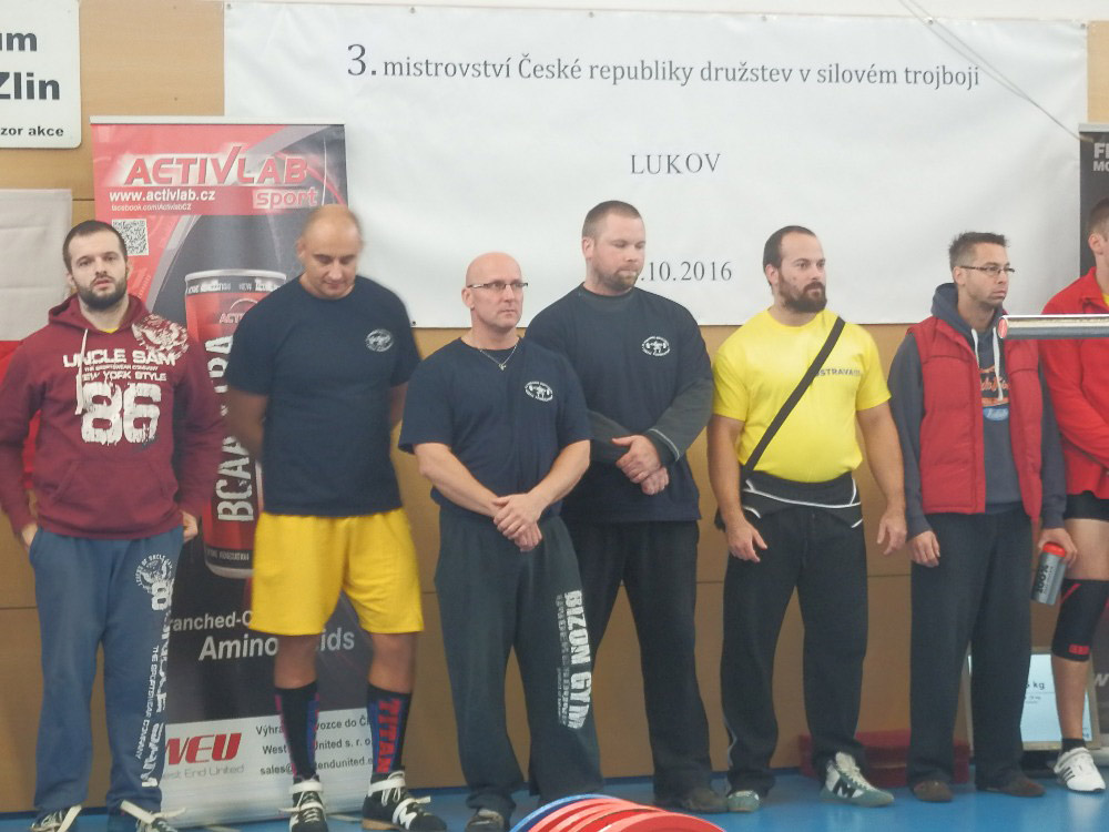 Mistrovstv� �R v silov�m trojboji dru�stev 2016
