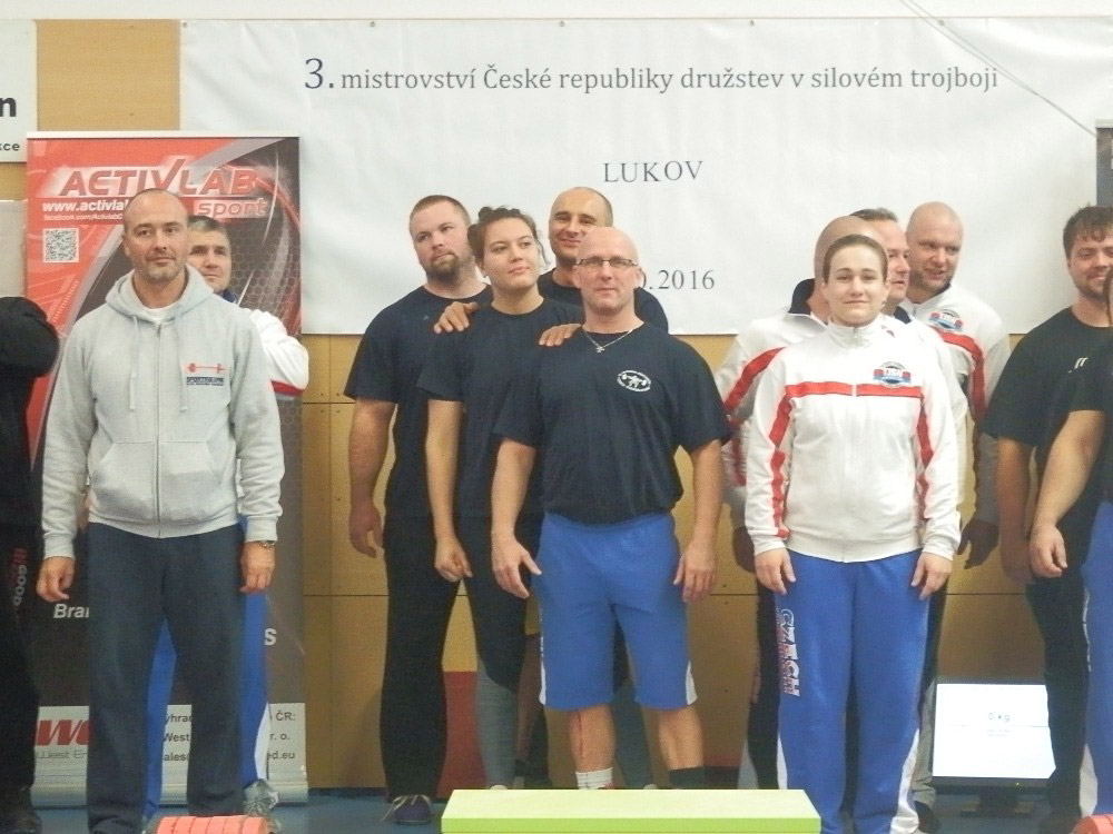 Mistrovstv� �R v silov�m trojboji dru�stev 2016