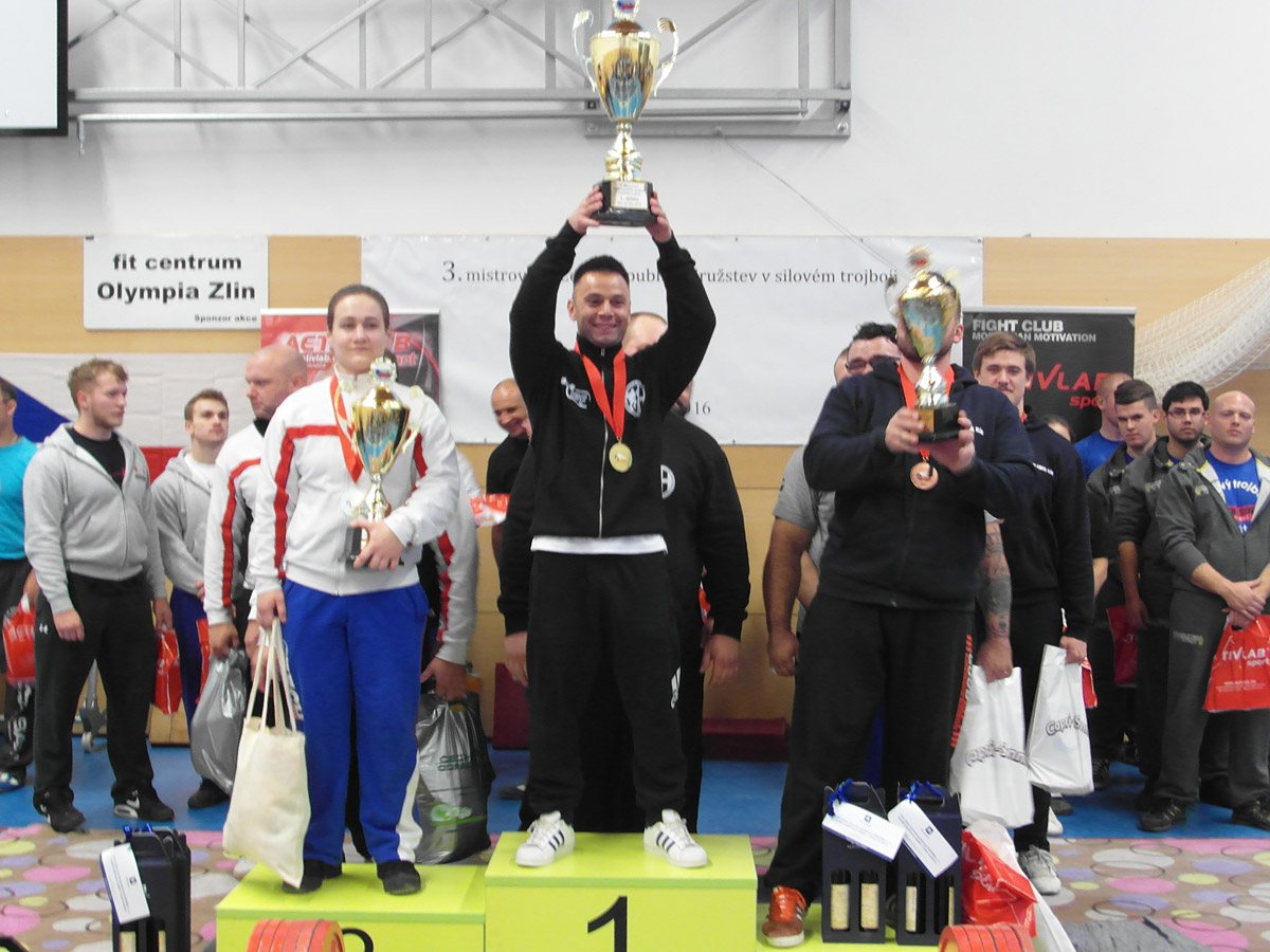 Mistrovstv� �R v silov�m trojboji dru�stev 2016