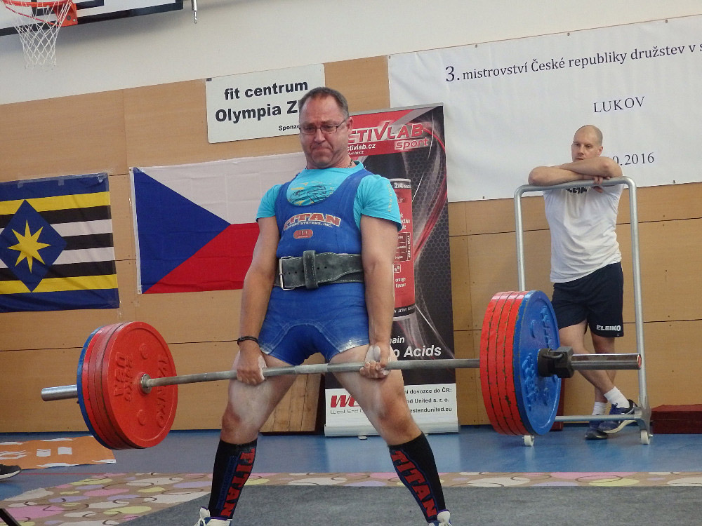 Mistrovstv� �R v silov�m trojboji dru�stev 2016