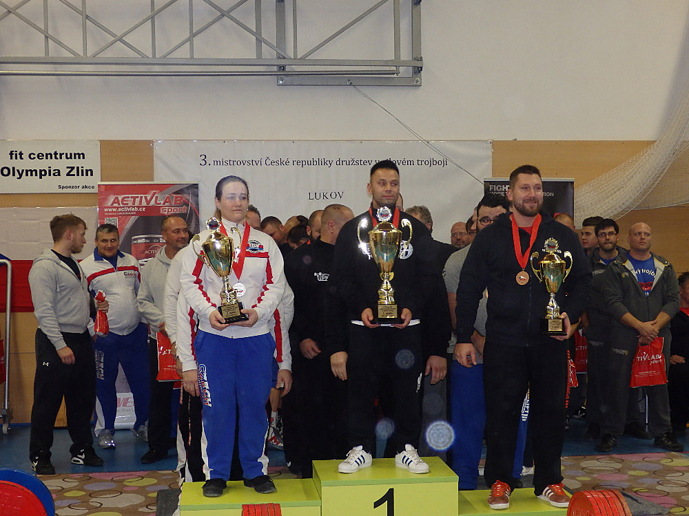 Mistrovstv� �R v silov�m trojboji dru�stev 2016