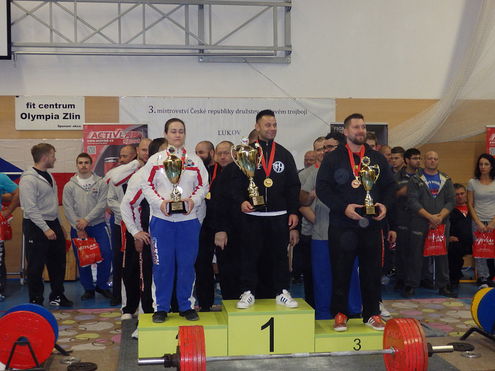 Mistrovstv� �R v silov�m trojboji dru�stev 2016