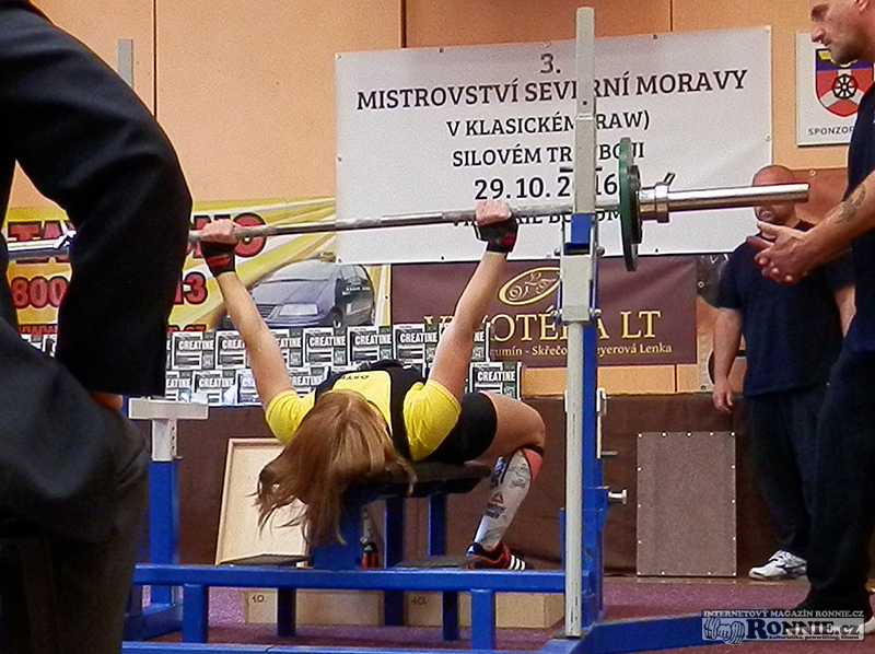 Mistrovstv� severn� Moravy v klasick�m (RAW) silov�m trojboji 2016