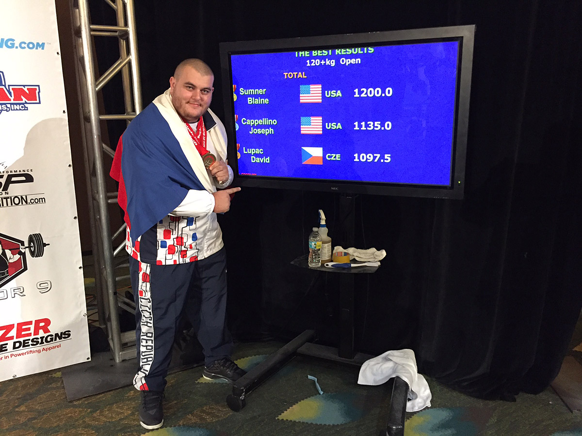 David Lupa� na MS v silov�m trojboji 2016