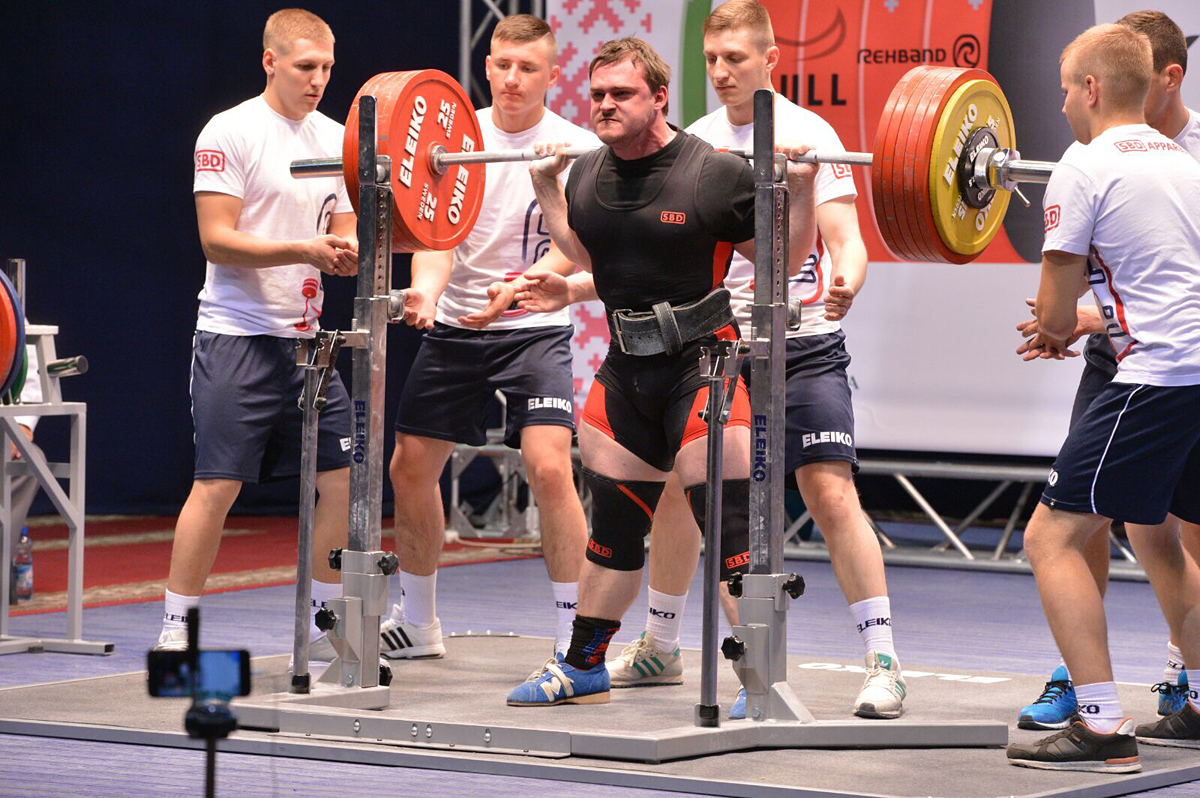 Jakub Sedl��ek na MS v RAW silov�m trojboji 2017