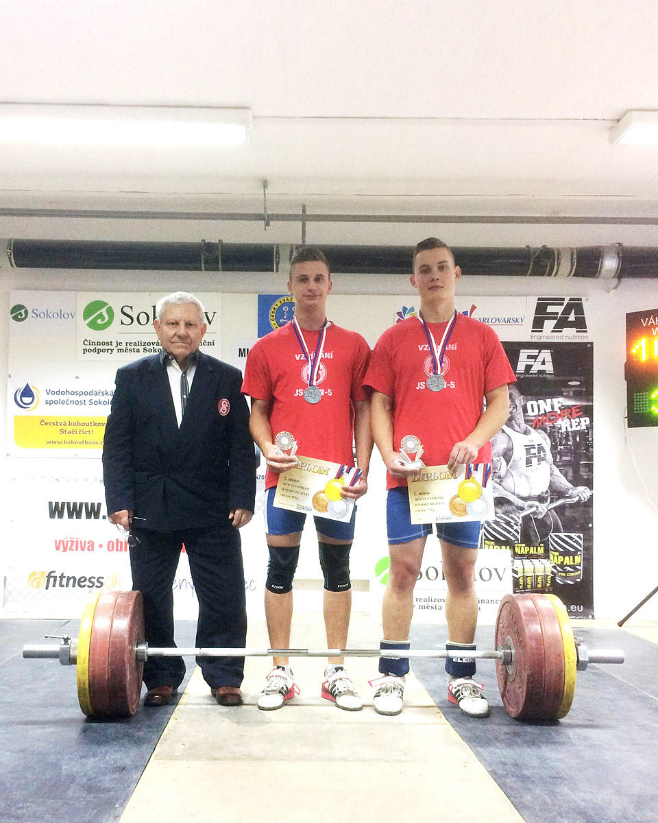 Tren�r Jaroslav Janeba, Dominik �est�k a Pavel Jan��k