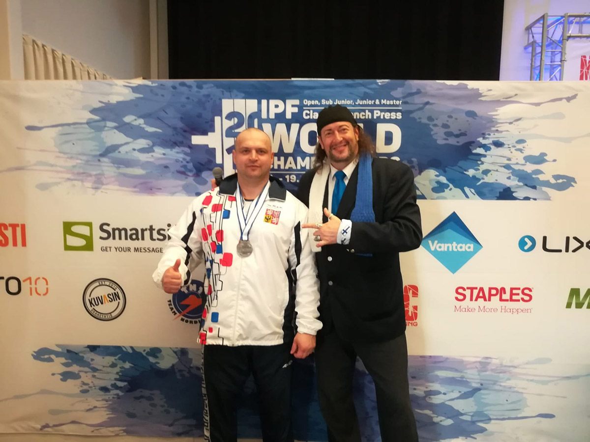 Pavol Dem��k na MS v klasick�m (RAW) bench-pressu 2018