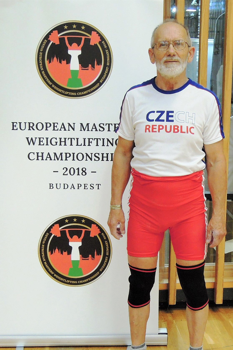 Josef Vyb�ral na ME ve vzp�r�n� masters