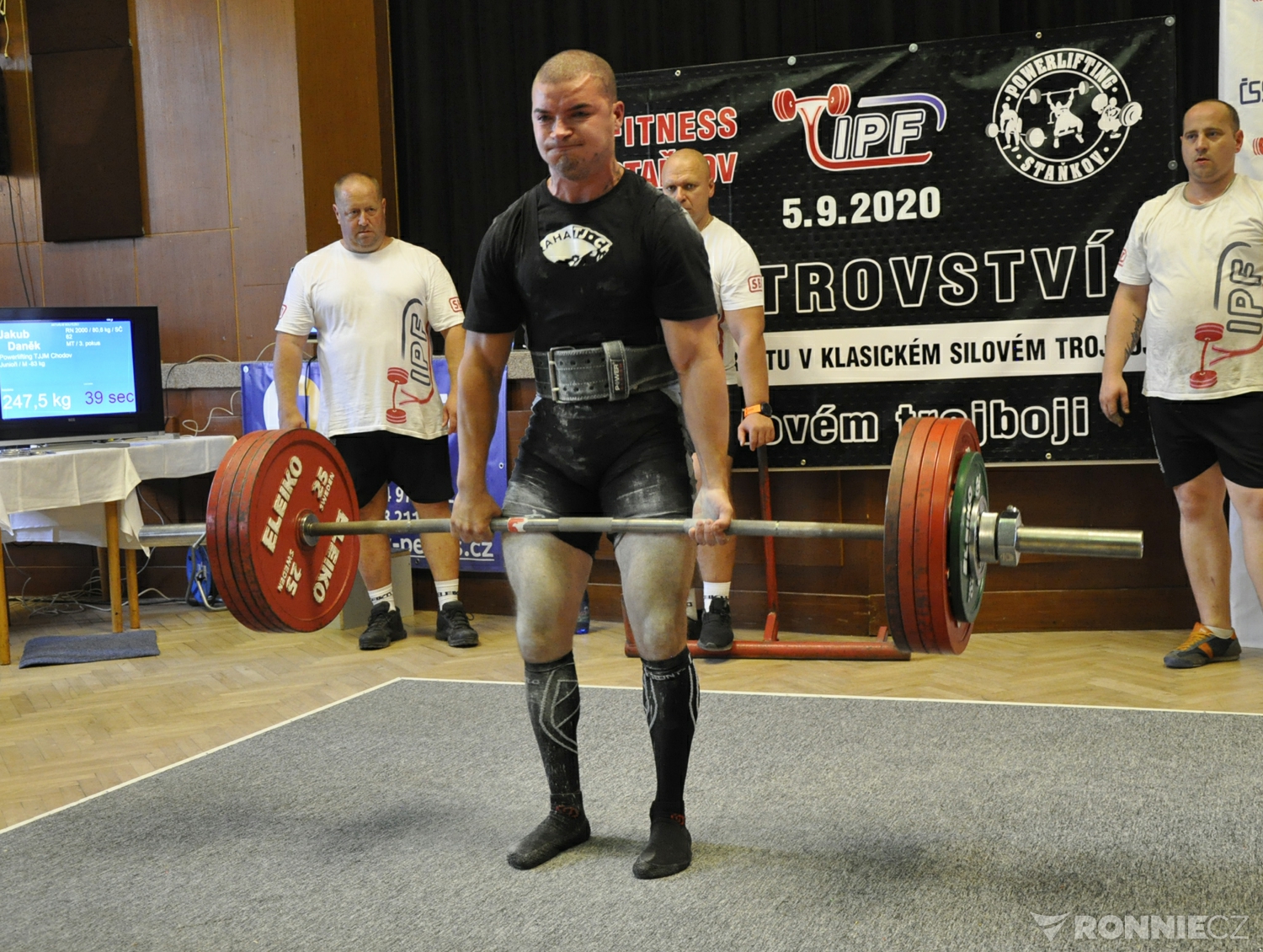 Mistrovstv� �ech v klasick�m (RAW) silov�m trojboji dorostu a junior� 2020