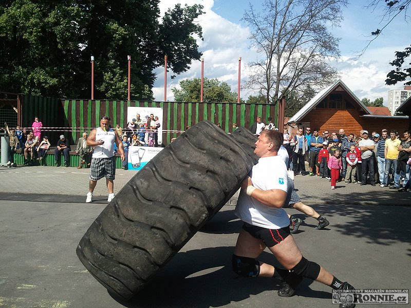 Ivan Hryhorovsk� a 400 kg pneumatika