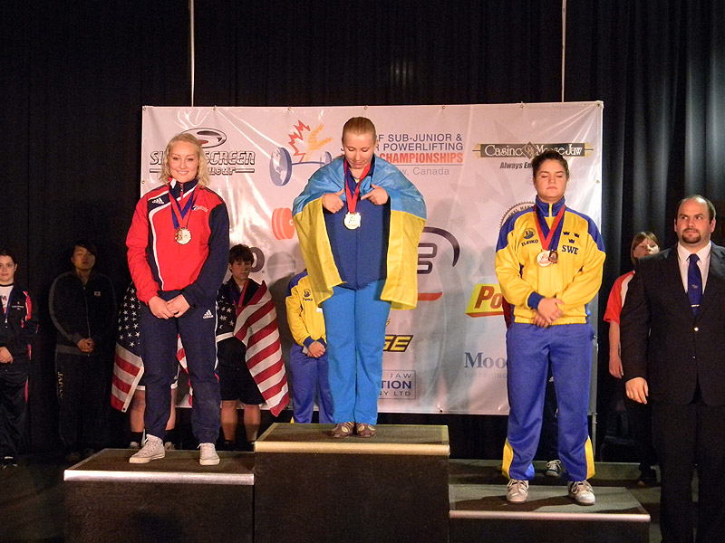 Celkov� po�ad� juniorky do 72 kg